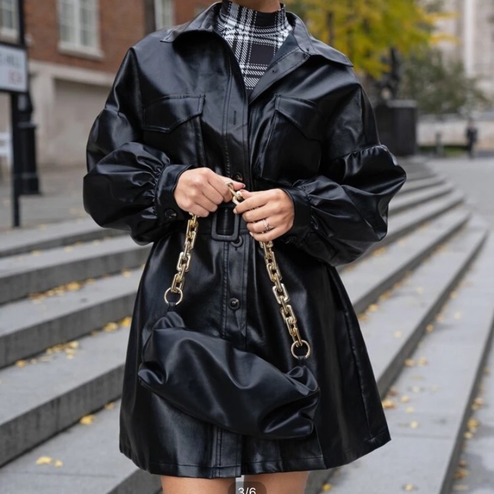 Leather Dress w/ Belt